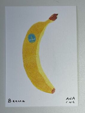 Anastasia Inciardi Banana Mini Print